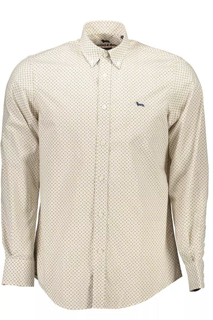 Harmont & Blaine Elegant White Cotton Long Sleeve Shirt