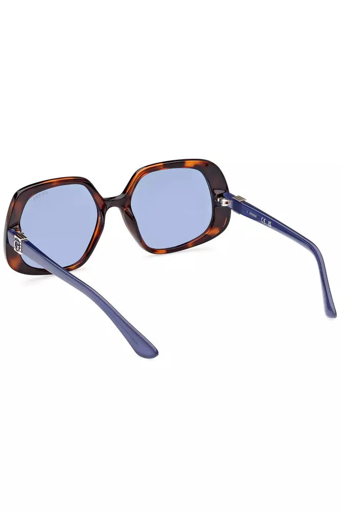 Guess Jeans Brown Injected Women Sunglasses