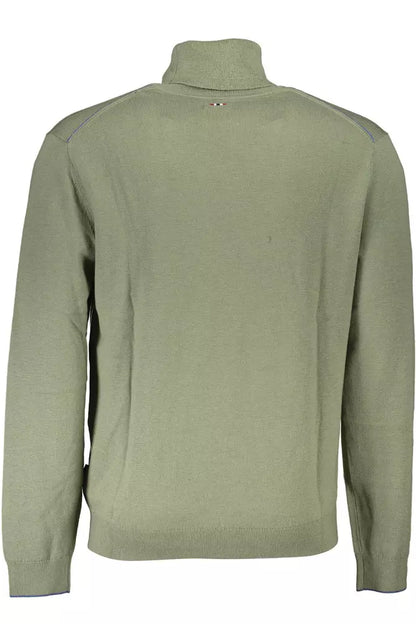 Napapijri Turtleneck Woolen Green Sweater