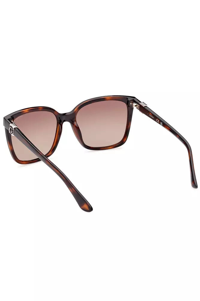 Guess Jeans Brown Injected Women Sunglass