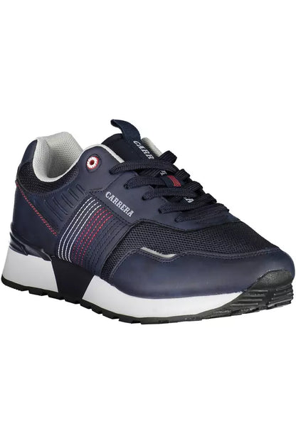 Carrera Sleek Contrasting Blue Sneakers with Logo Detail