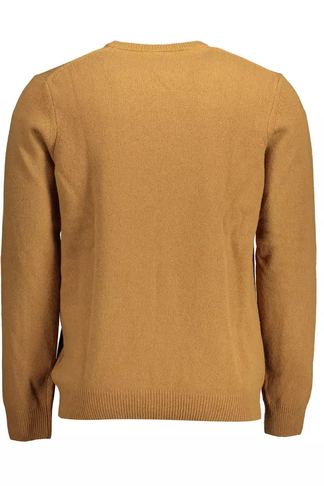 Lyle & Scott Brown Wool Men Sweater