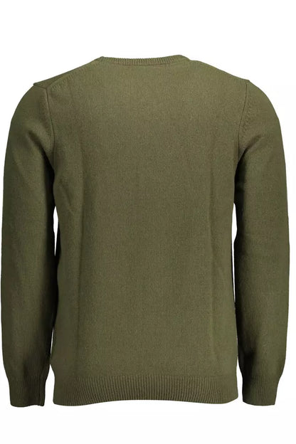 Lyle & Scott Elegant Green Wool Blend Sweater