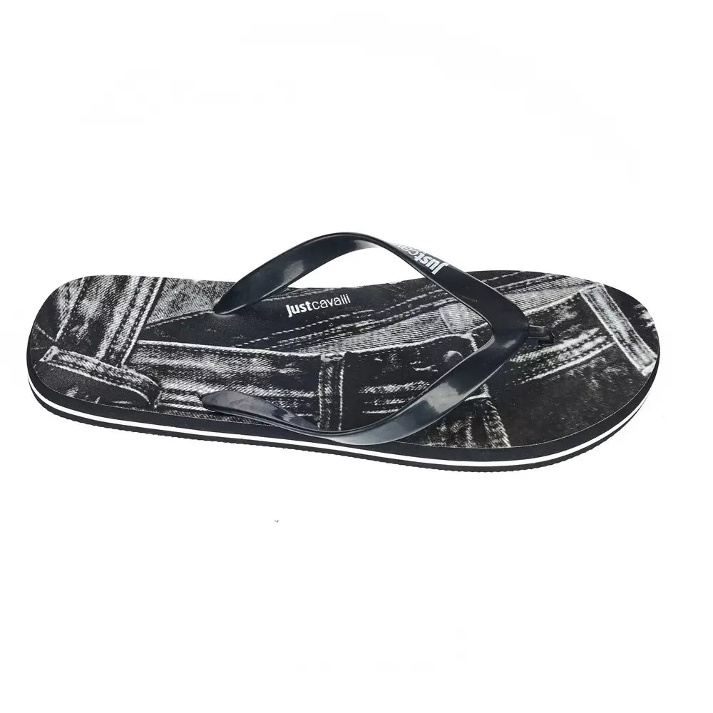 Just Cavalli Black EVA Men's Sandal