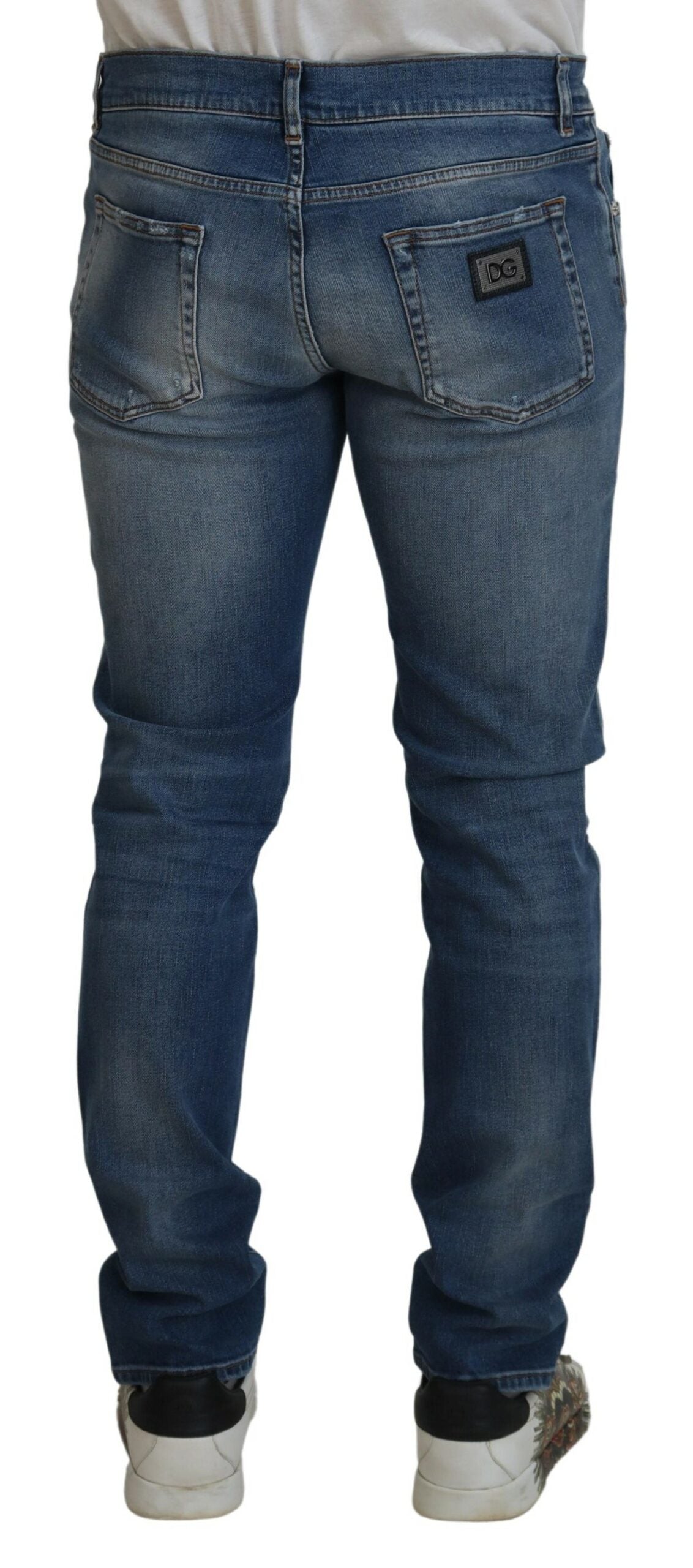 Dolce & Gabbana Chic Slim Fit Italian Denim Jeans