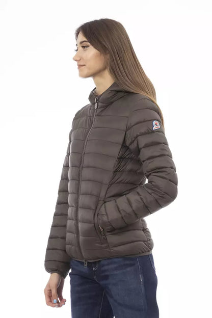 Invicta Brown Nylon Women Jacket