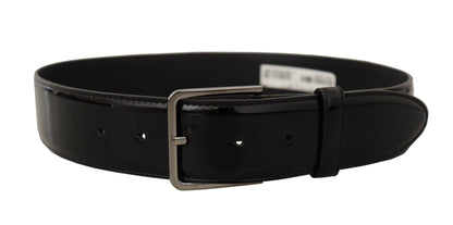 Dolce & Gabbana Elegant Black Leather Belt