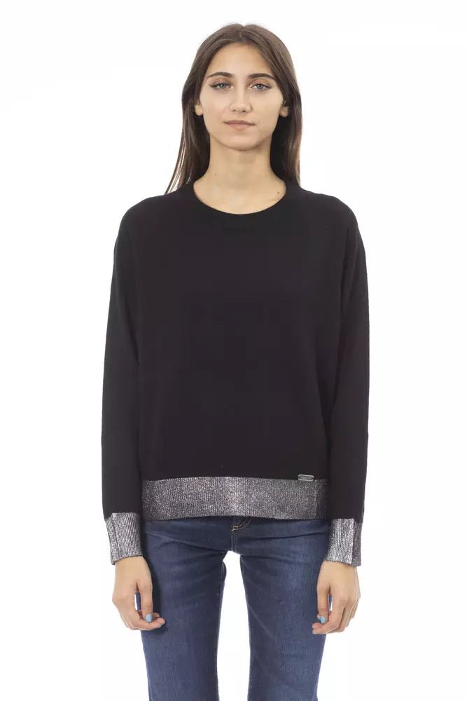 Baldinini Trend "Black Wool Women's Sweater"