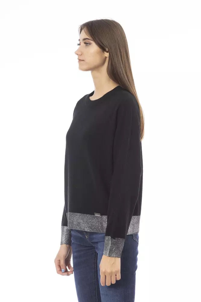 Baldinini Trend "Black Wool Women's Sweater"