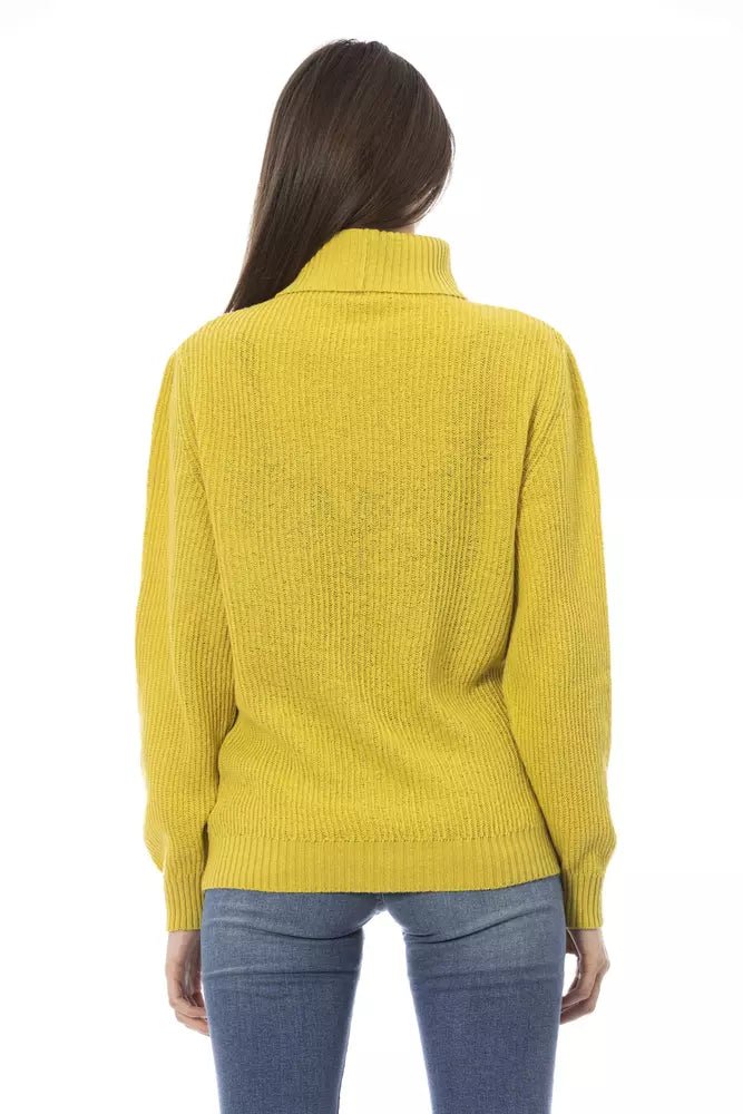 Baldinini Trend Yellow Wool Women Sweater