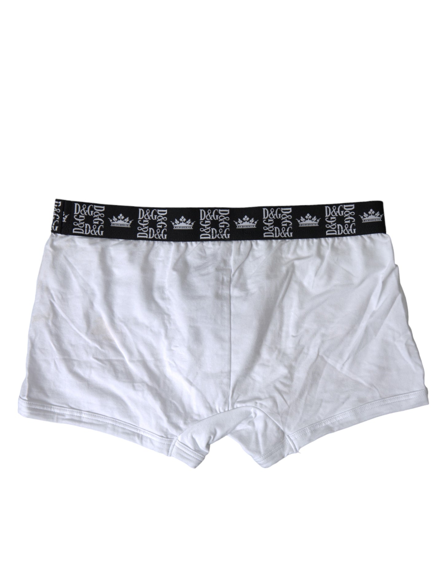 Dolce & Gabbana Elite White Cotton Stretch Boxers