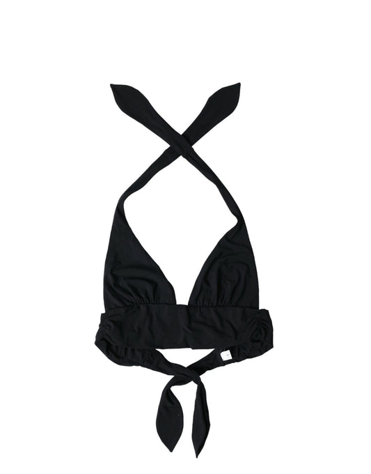 Dolce & Gabbana Elegant Black Bikini Top