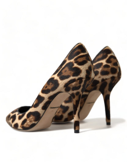 Dolce & Gabbana Exquisite Leopard Print Stiletto Pumps