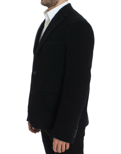 Dolce & Gabbana Elegant Black Martini Blazer Jacket