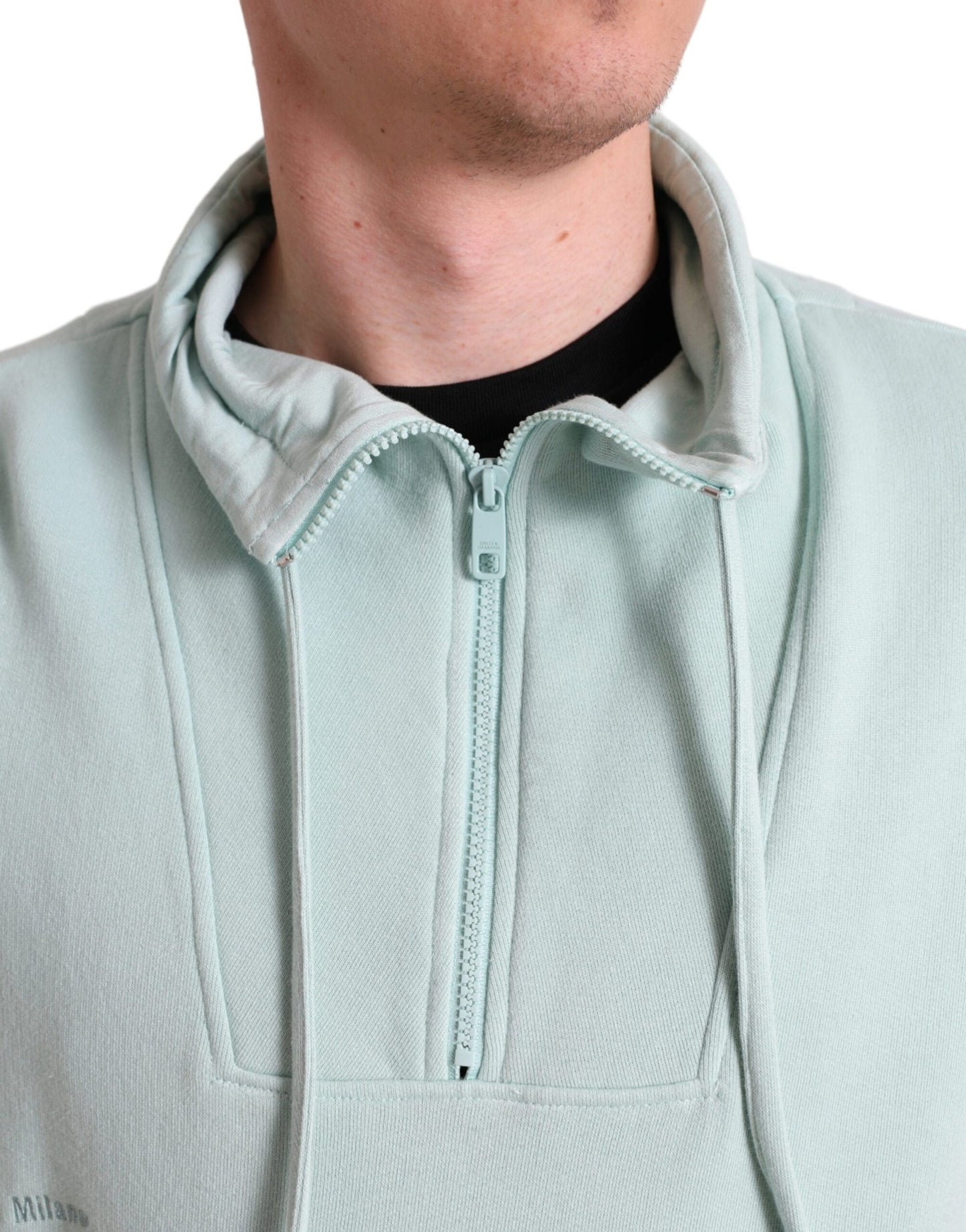 Dolce & Gabbana Chic Mint Green Pullover Sweater