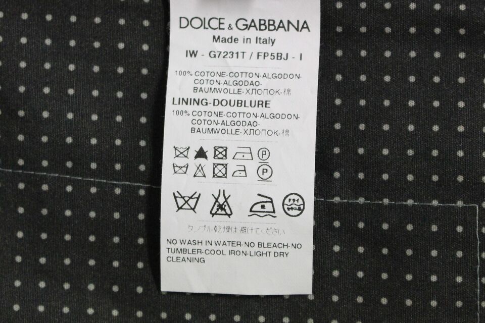 Dolce & Gabbana Elegant Gray Cotton Dress Vest