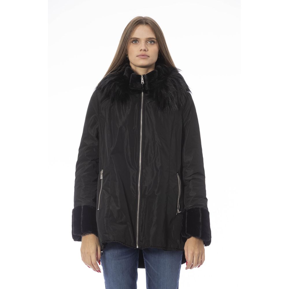 Baldinini Trend "Black Polyester Women Jacket"