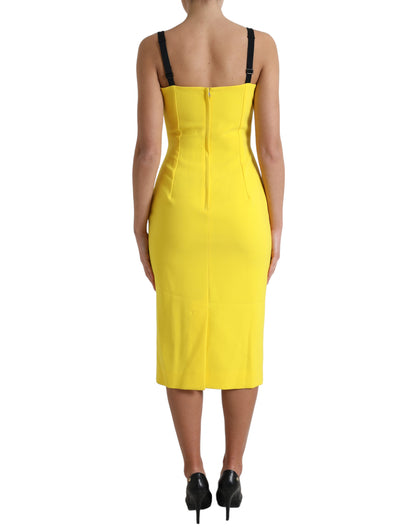 Dolce & Gabbana Sunshine Chic Sleeveless Midi Dress