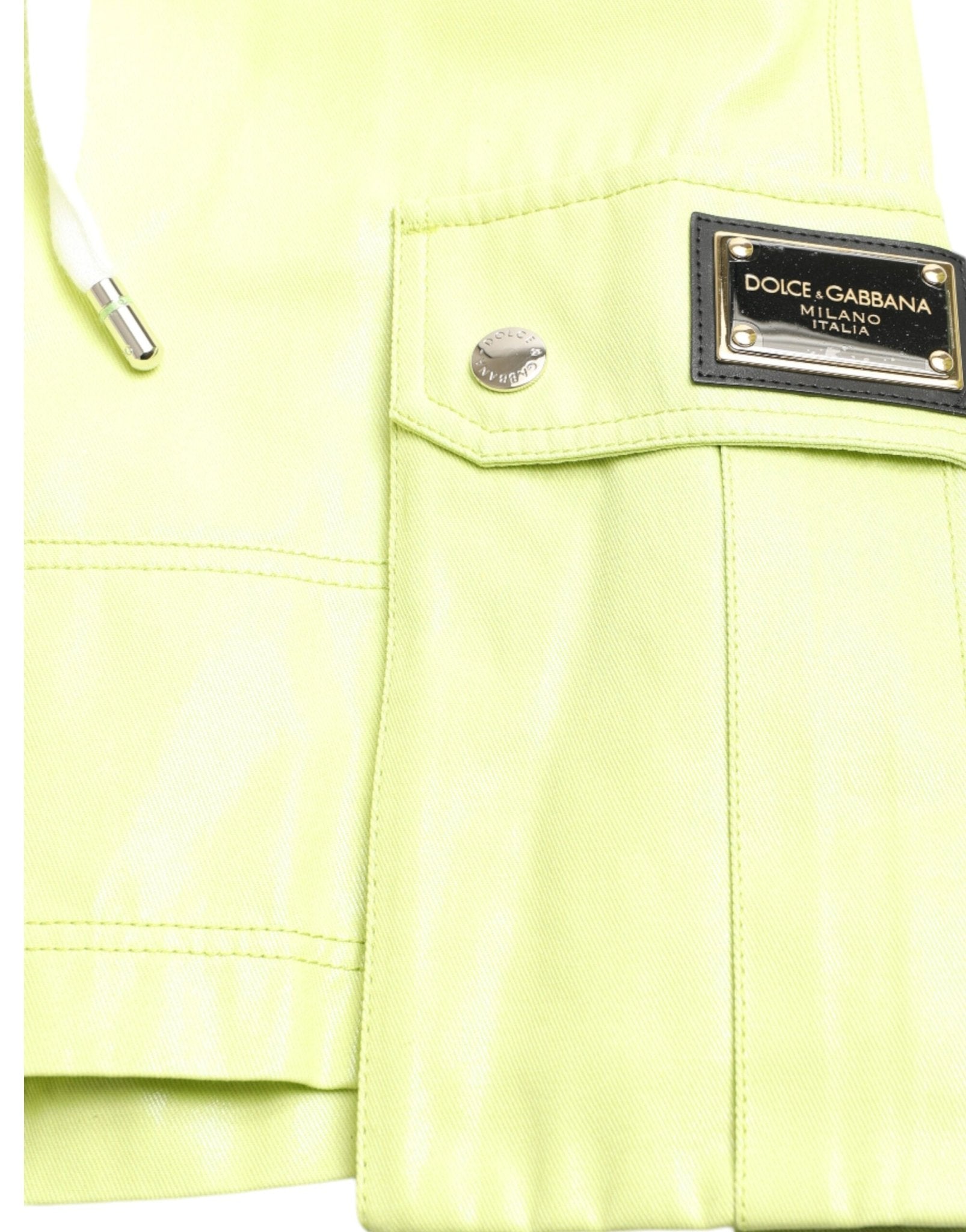 Dolce & Gabbana Chic Light Green Cotton Bermuda Shorts