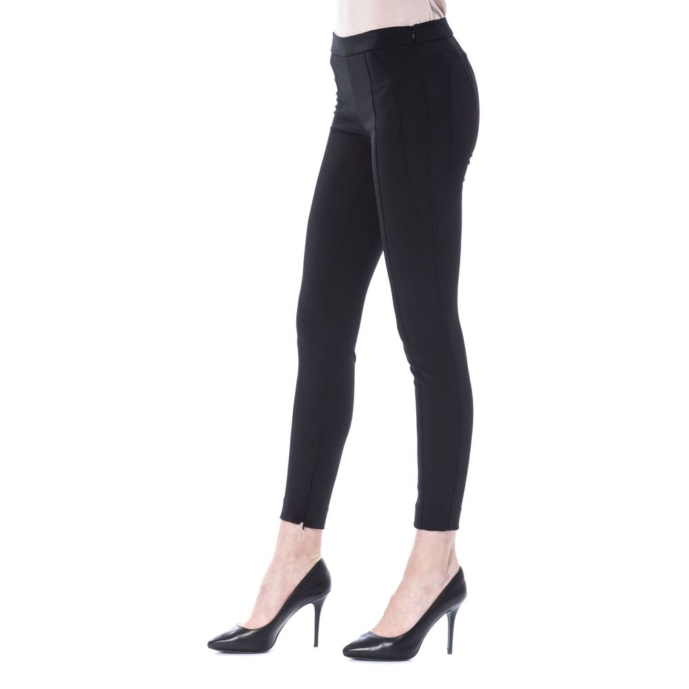 BYBLOS Black Polyester Women Pants