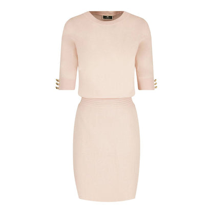 Elisabetta Franchi "Pink Viscose Women Dress"