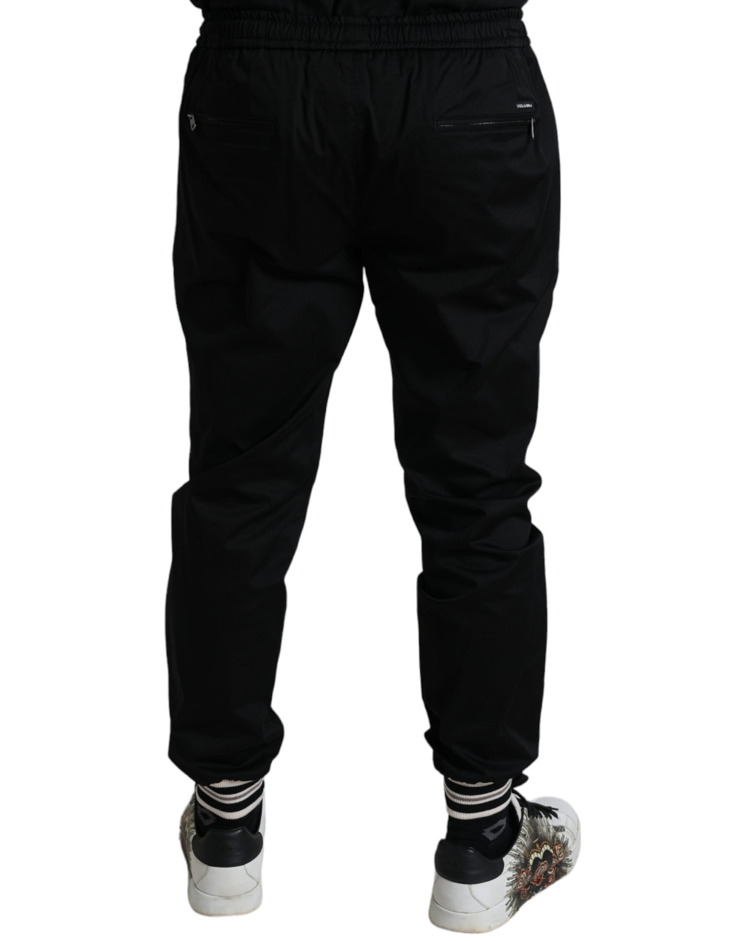 Dolce & Gabbana Sleek Skinny Cotton Jogger Pants