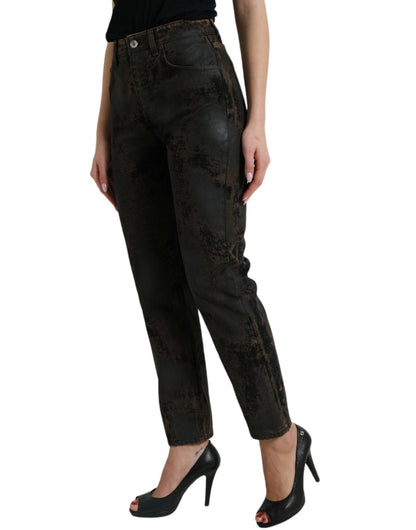 Dolce & Gabbana Chic Boyfriend Mid Waist Stretch Jeans