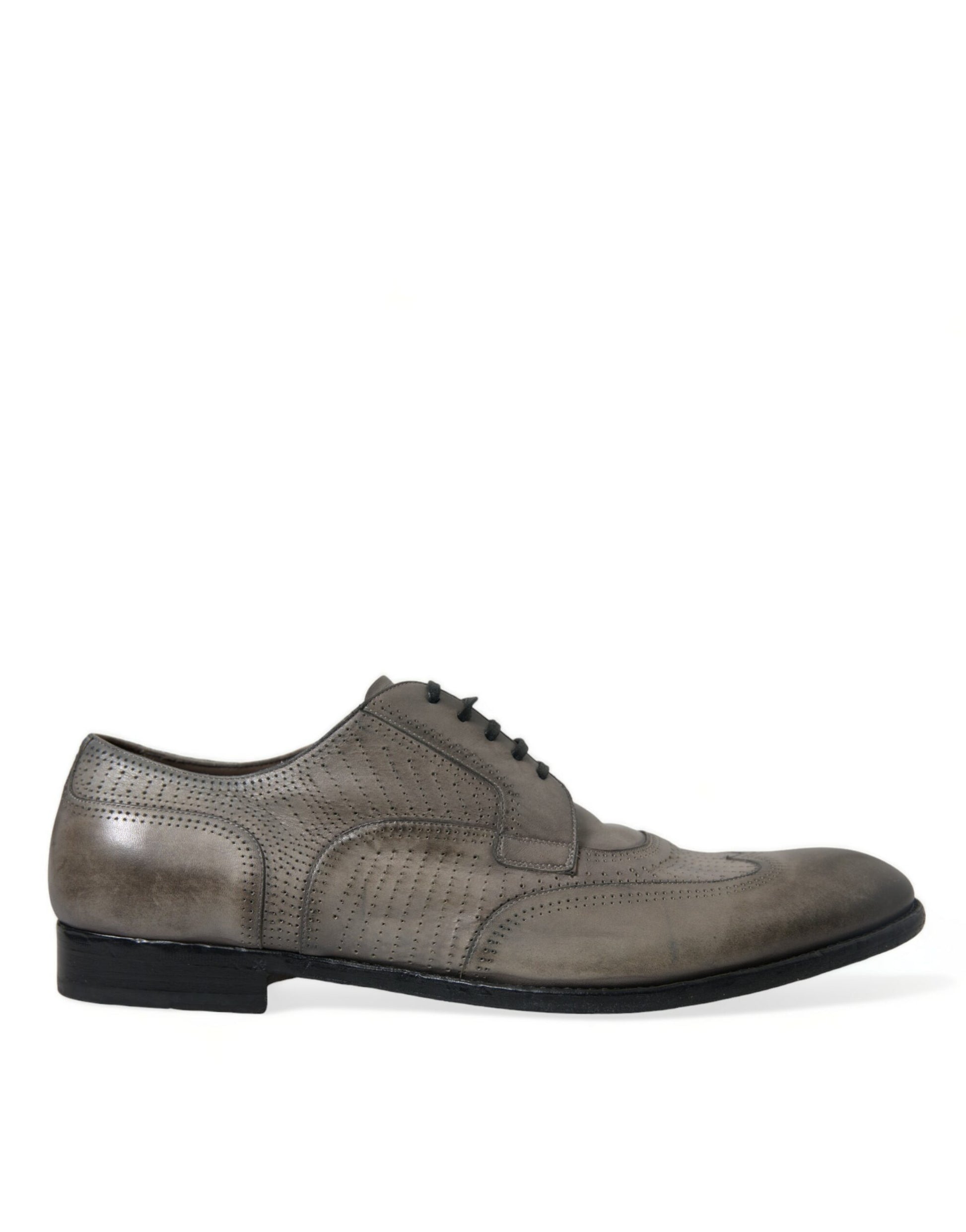 Dolce & Gabbana Elegant Calfskin Derby Lace-Ups