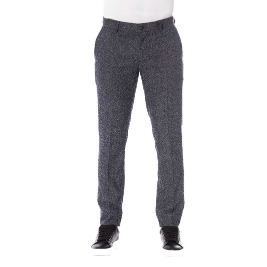 Trussardi Black Cotton Men Pants