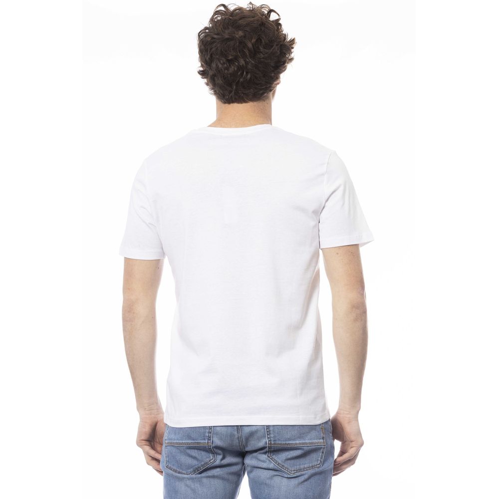 Ungaro Sport White Cotton Men T-Shirt