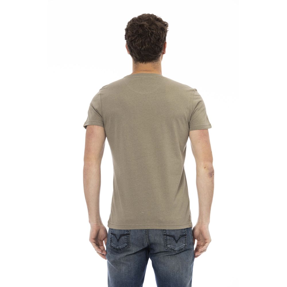 Trussardi Action Green Cotton Men TShirt