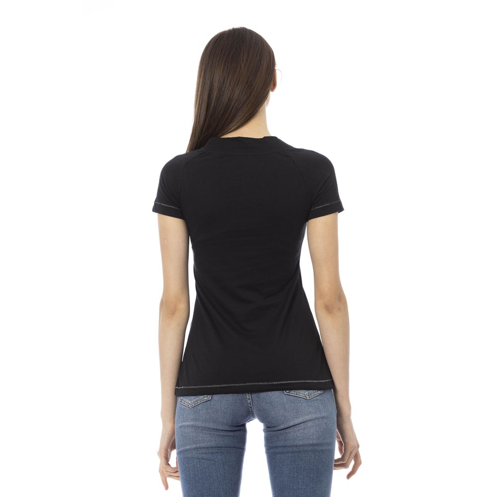 Trussardi Action Black Cotton Women Top