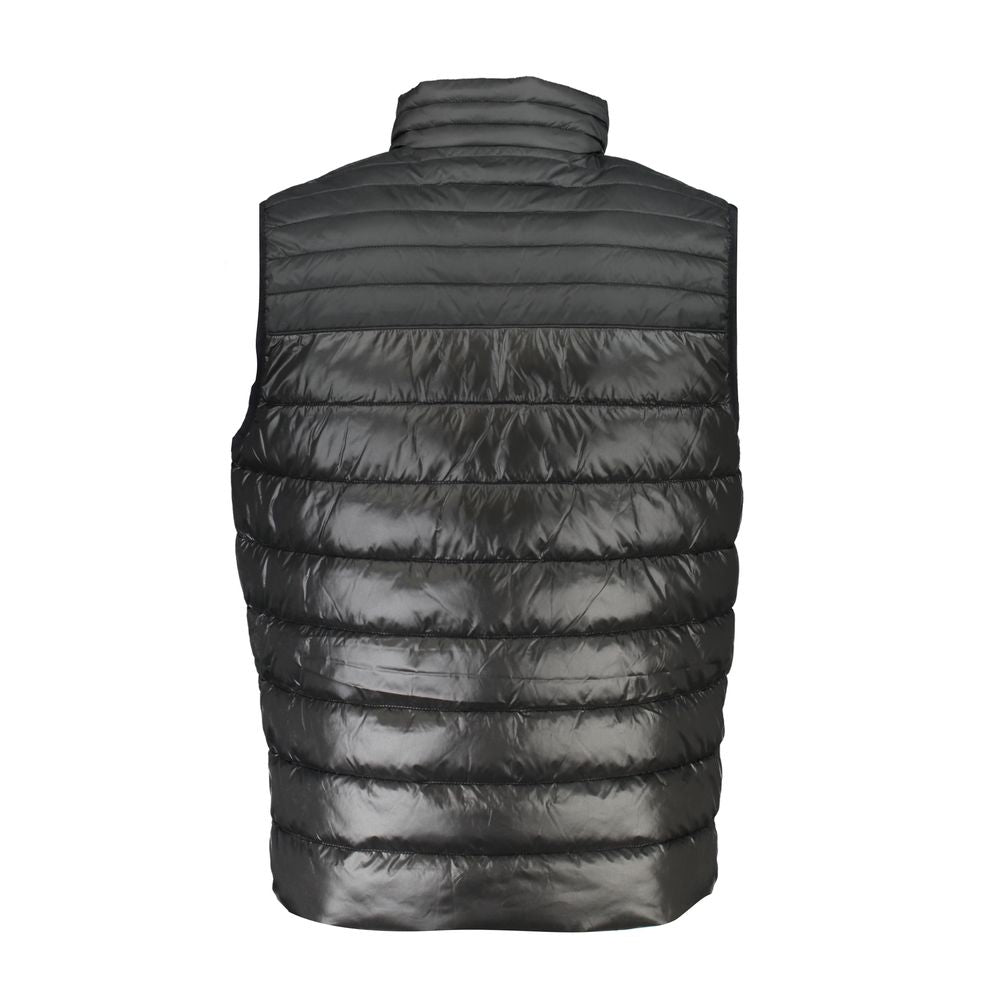 Hugo Boss Sleeveless Zip Vest with Logo Detail