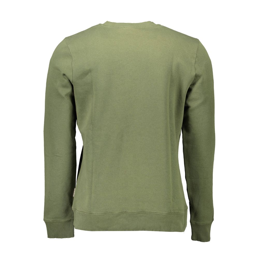 Napapijri Emerald Cotton Blend Crewneck Sweater