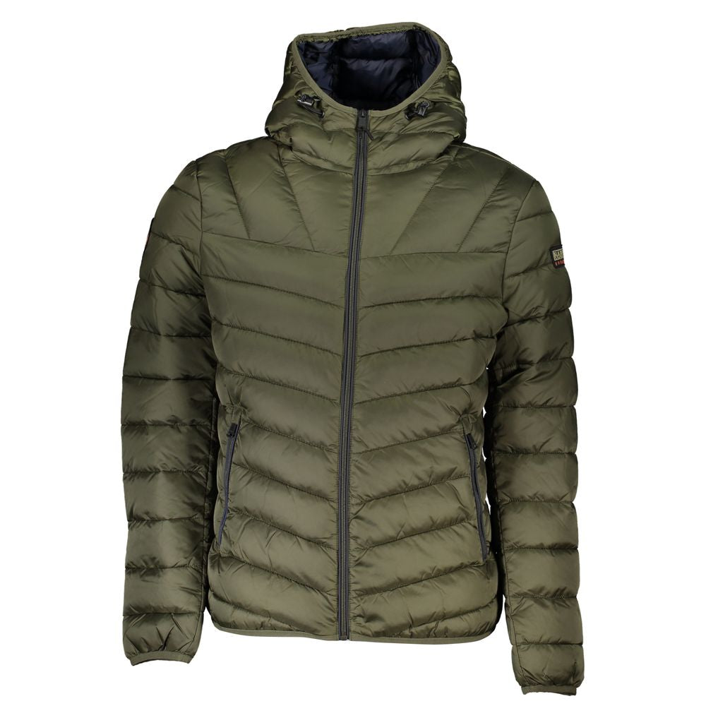 Napapijri Green Polyamide Men Jacket