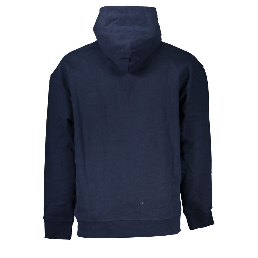 Tommy Hilfiger Eco-Conscious Blue Hooded Sweatshirt