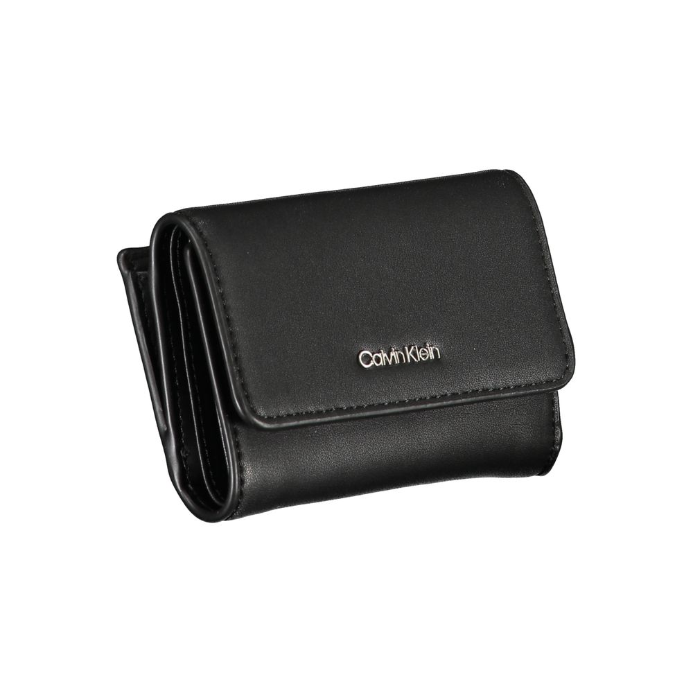 Calvin Klein Elegant Black Polyethylene Wallet