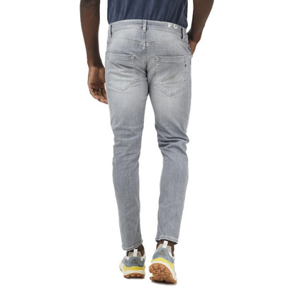 Dondup Elegant Grey Stretch Icon Jeans