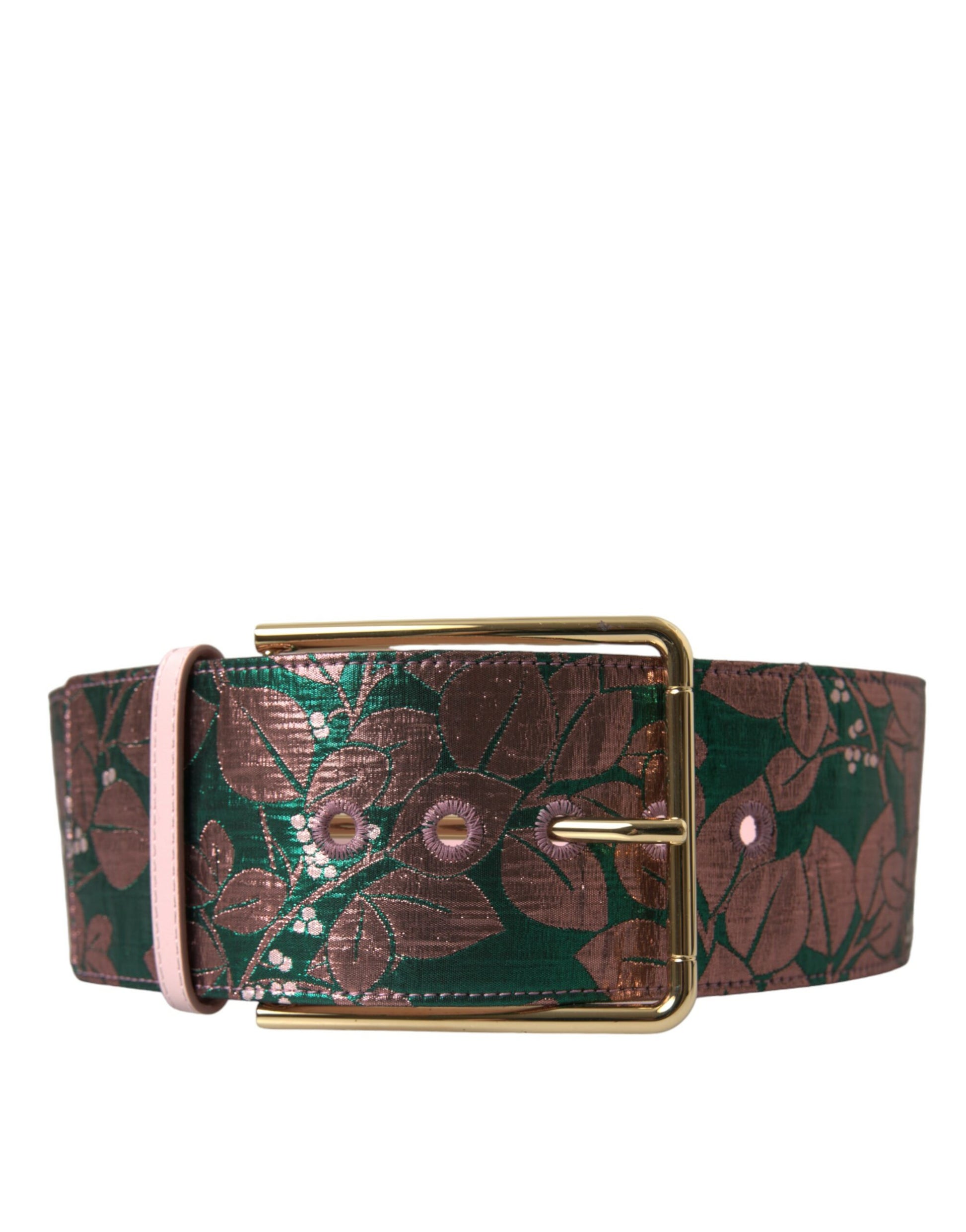 Dolce & Gabbana Multicolor High-Waist Statement Belt