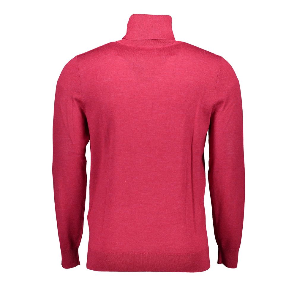 Gant Elegant Pink Turtleneck Sweater in Pure Wool