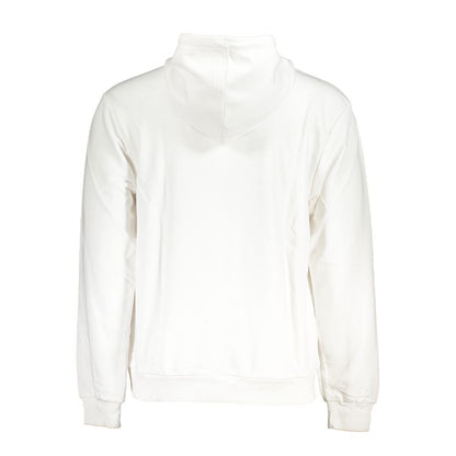 Fila Chic White Cotton Blend Hooded Sweater