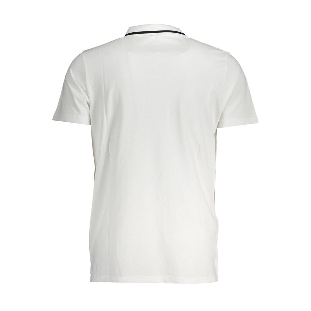 Fila Chic White Cotton Polo with Contrast Detailing