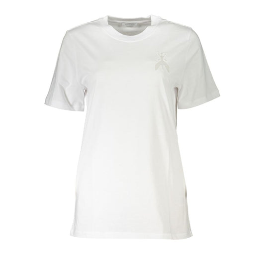 Patrizia Pepe Chic Embroidered Crew Neck Tee