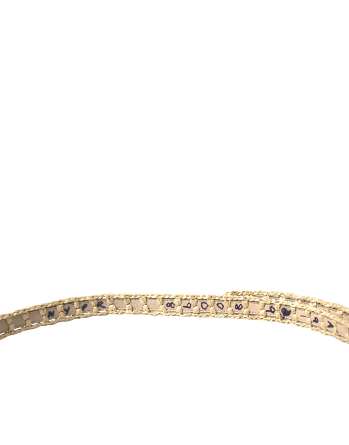 Dolce & Gabbana Elegant Beige Leather Waist Belt