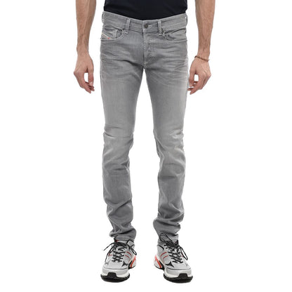 Diesel Gray Cotton Jeans & Pant