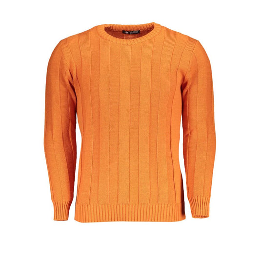 U.S. Grand Polo Orange Fabric Sweater