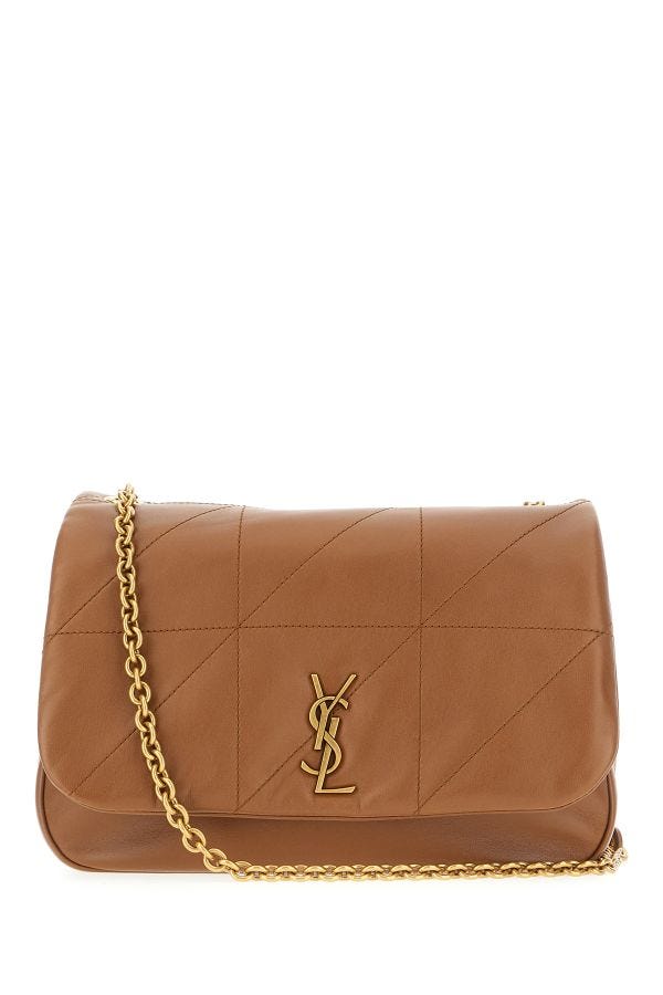 Saint Laurent Brown Lamb Leather Jamie 4.3 Small Shoulder bag