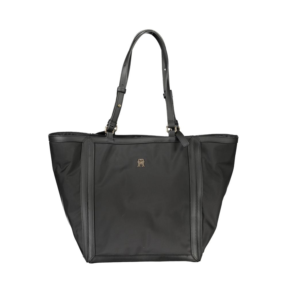 Tommy Hilfiger Black Polyester Handbag