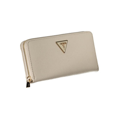 Guess Jeans Beige Polyethylene Wallet