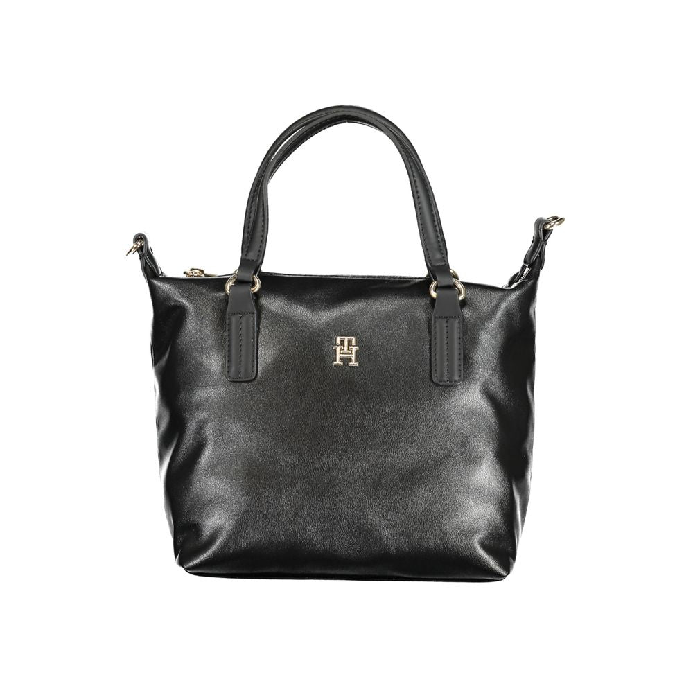 Tommy Hilfiger Black Polyester Handbag